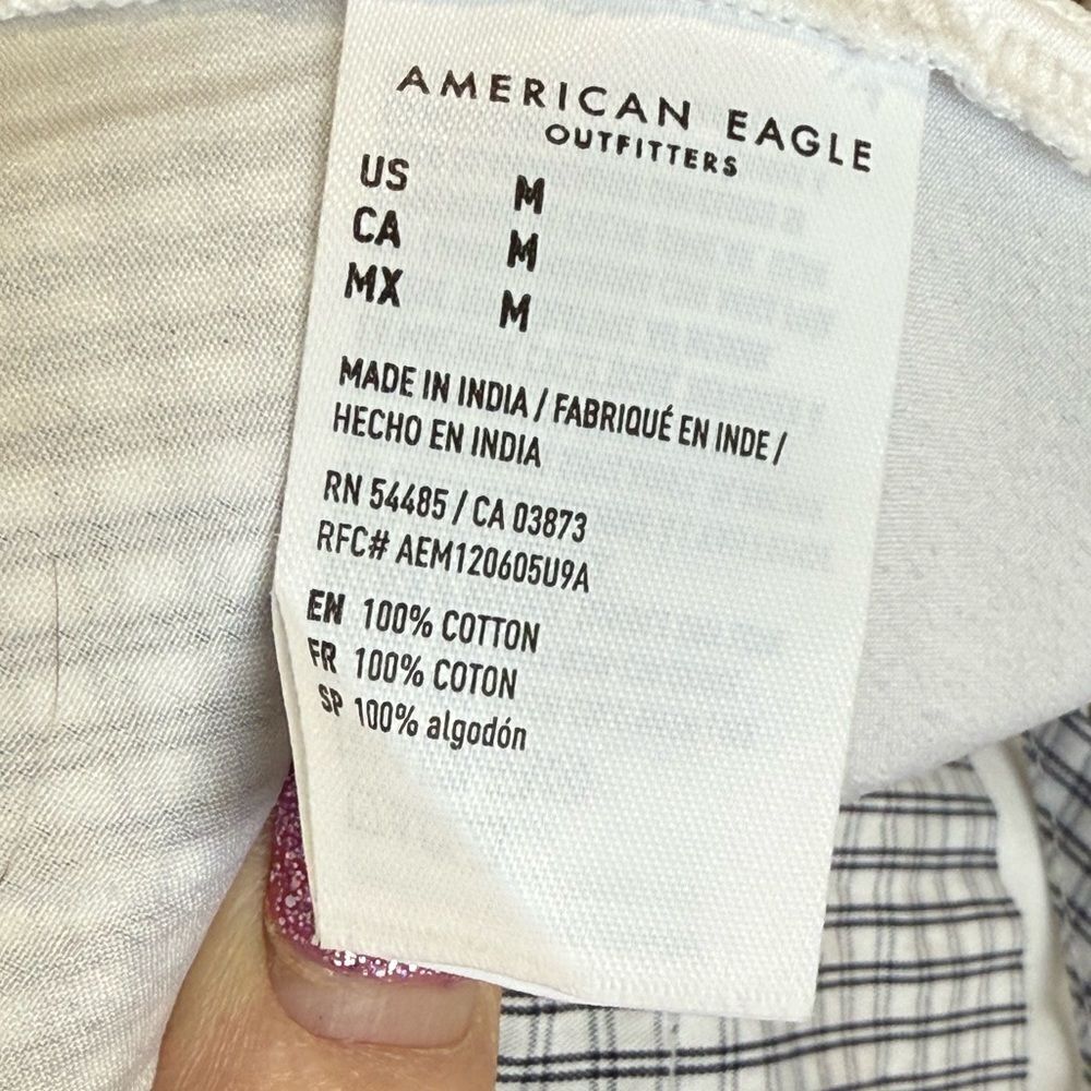 American Eagle Baby Doll Mini Dress Medium NWT - Picture 8 of 11